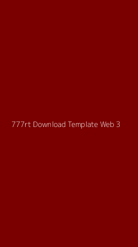 Tampilan Antarmuka Aplikasi 777rt Download Template Web - 3