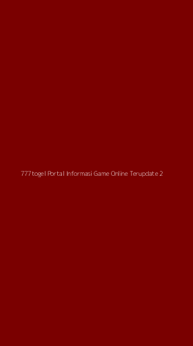 Tampilan Antarmuka Aplikasi 777togel Portal Informasi Game Online Terupdate - 2