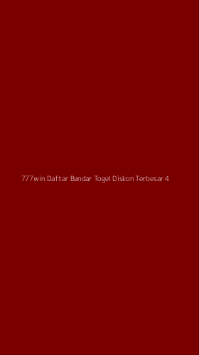 Tampilan Antarmuka Aplikasi 777win Daftar Bandar Togel Diskon Terbesar - 4