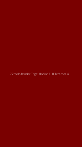 Tampilan Antarmuka Aplikasi 77tools Bandar Togel Hadiah Full Terbesar - 4