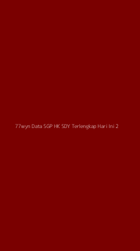 Tampilan Antarmuka Aplikasi 77wyn Data Sgp Hk Sdy Terlengkap Hari Ini - 2