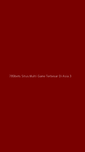 Tampilan Antarmuka Aplikasi 789bets Situs Multi Game Terbesar Di Asia - 3