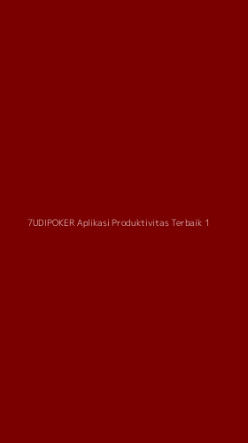 Tampilan Antarmuka Aplikasi 7udipoker Aplikasi Produktivitas Terbaik - 1