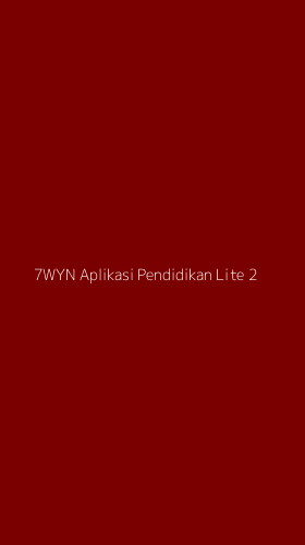 Tampilan Antarmuka Aplikasi 7wyn Aplikasi Pendidikan Lite - 2