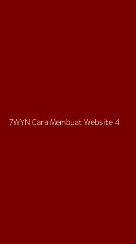 Tampilan Antarmuka Aplikasi 7wyn Cara Membuat Website - 4