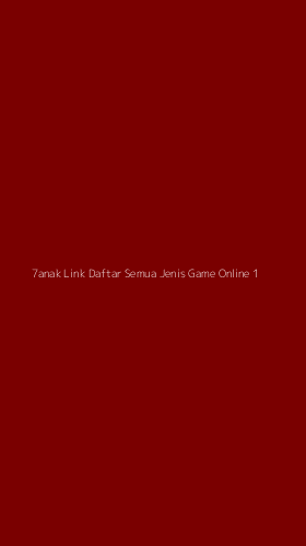 Tampilan Antarmuka Aplikasi 7anak Link Daftar Semua Jenis Game Online - 1