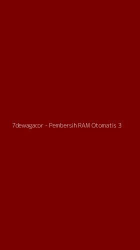 Tampilan Antarmuka Aplikasi 7dewagacor - Pembersih RAM Otomatis - 3