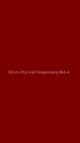 Tampilan Antarmuka Aplikasi 7dtoto Rtp Alat Pengembang Web - 4