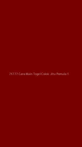 Tampilan Antarmuka Aplikasi 7f777 Cara Main Togel Colok Jitu Pemula - 1