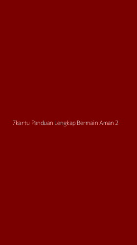 Tampilan Antarmuka Aplikasi 7kartu Panduan Lengkap Bermain Aman - 2