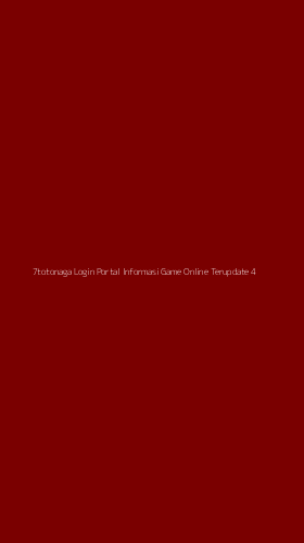 Tampilan Antarmuka Aplikasi 7totonaga Login Portal Informasi Game Online Terupdate - 4
