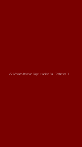 Tampilan Antarmuka Aplikasi 8278slots Bandar Togel Hadiah Full Terbesar - 3