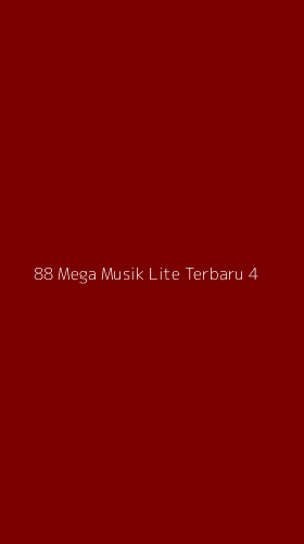 Tampilan Antarmuka Aplikasi 88 Mega Musik Lite Terbaru - 4