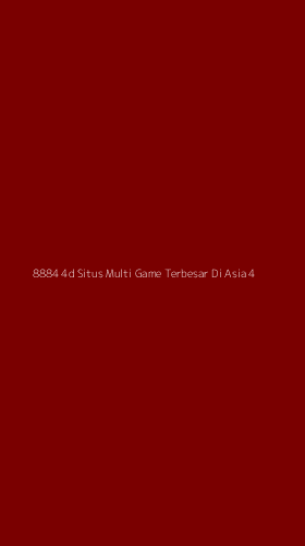 Tampilan Antarmuka Aplikasi 8884 4d Situs Multi Game Terbesar Di Asia - 4