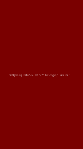 Tampilan Antarmuka Aplikasi 888gaming Data Sgp Hk Sdy Terlengkap Hari Ini - 3