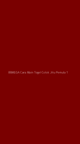 Tampilan Antarmuka Aplikasi 88mega Cara Main Togel Colok Jitu Pemula - 1