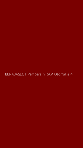 Tampilan Antarmuka Aplikasi 88rajaslot Pembersih Ram Otomatis - 4