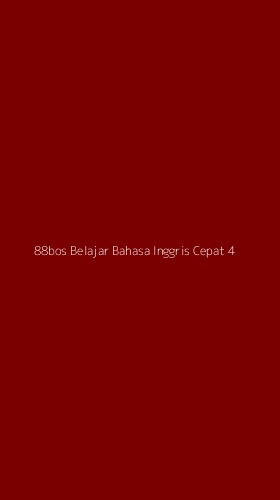 Tampilan Antarmuka Aplikasi 88bos Belajar Bahasa Inggris Cepat - 4