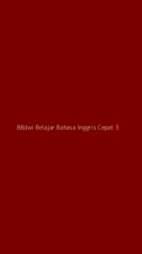 Tampilan Antarmuka Aplikasi 88dwi Belajar Bahasa Inggris Cepat - 3