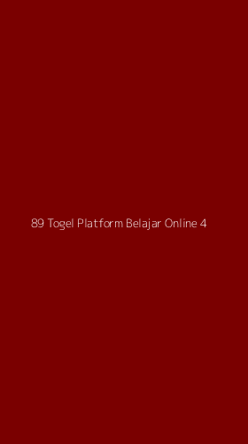 Tampilan Antarmuka Aplikasi 89 Togel Platform Belajar Online - 4