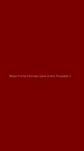 Tampilan Antarmuka Aplikasi 98spin Portal Informasi Game Online Terupdate - 2