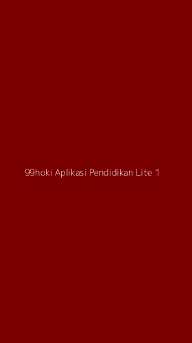 Tampilan Antarmuka Aplikasi 99hoki Aplikasi Pendidikan Lite - 1
