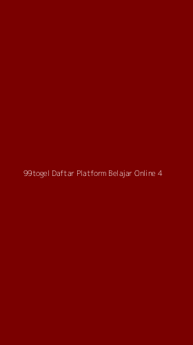 Tampilan Antarmuka Aplikasi 99togel Daftar Platform Belajar Online - 4
