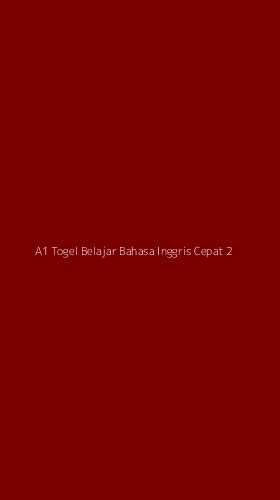 Tampilan Antarmuka Aplikasi A1 Togel Belajar Bahasa Inggris Cepat - 2