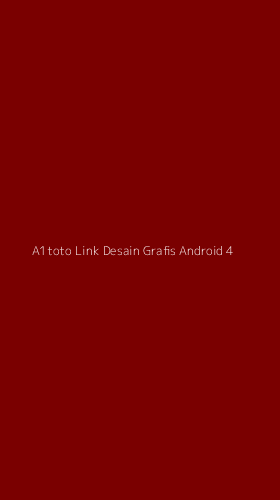 Tampilan Antarmuka Aplikasi A1toto Link Desain Grafis Android - 4