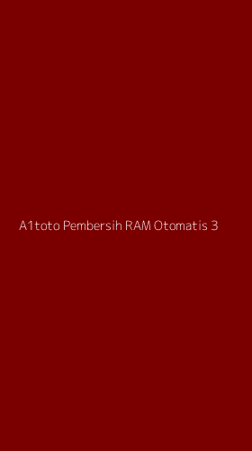 Tampilan Antarmuka Aplikasi A1toto Pembersih Ram Otomatis - 3