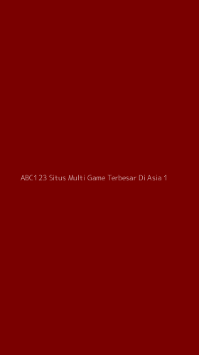 Tampilan Antarmuka Aplikasi Abc123 Situs Multi Game Terbesar Di Asia - 1
