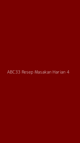Tampilan Antarmuka Aplikasi Abc33 Resep Masakan Harian - 4