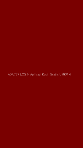 Tampilan Antarmuka Aplikasi Ada777 Login Aplikasi Kasir Gratis Umkm - 4
