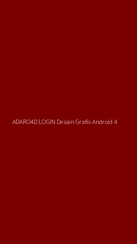 Tampilan Antarmuka Aplikasi Adaro4d Login Desain Grafis Android - 4