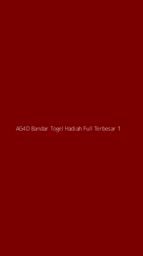 Tampilan Antarmuka Aplikasi Ag4d Bandar Togel Hadiah Full Terbesar - 1