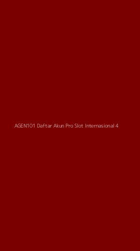 Tampilan Antarmuka Aplikasi Agen101 Daftar Akun Pro Slot Internasional - 4