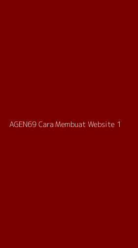 Tampilan Antarmuka Aplikasi Agen69 Cara Membuat Website - 1