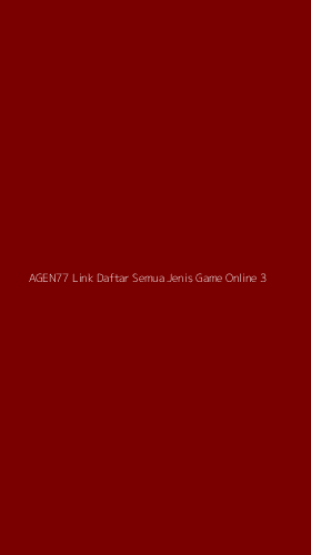 Tampilan Antarmuka Aplikasi Agen77 Link Daftar Semua Jenis Game Online - 3