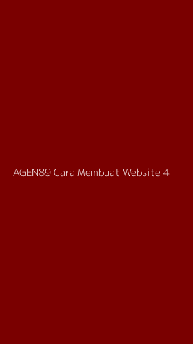 Tampilan Antarmuka Aplikasi Agen89 Cara Membuat Website - 4