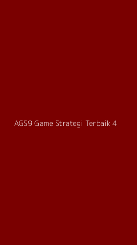 Tampilan Antarmuka Aplikasi Ags9 Game Strategi Terbaik - 4