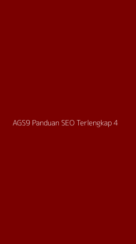 Tampilan Antarmuka Aplikasi Ags9 Panduan Seo Terlengkap - 4