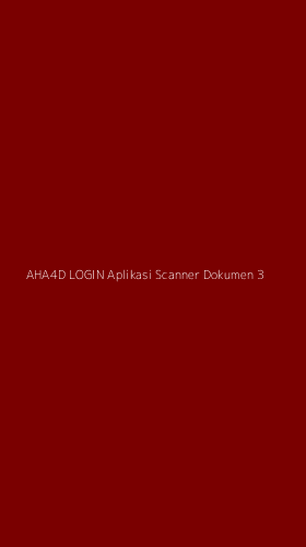 Tampilan Antarmuka Aplikasi Aha4d Login Aplikasi Scanner Dokumen - 3