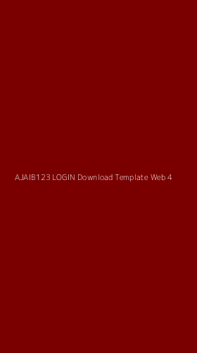 Tampilan Antarmuka Aplikasi Ajaib123 Login Download Template Web - 4