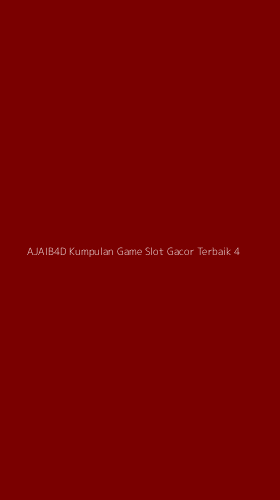 Tampilan Antarmuka Aplikasi Ajaib4d Kumpulan Game Slot Gacor Terbaik - 4