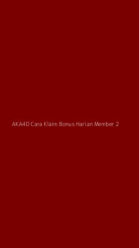 Tampilan Antarmuka Aplikasi Aka4d Cara Klaim Bonus Harian Member - 2