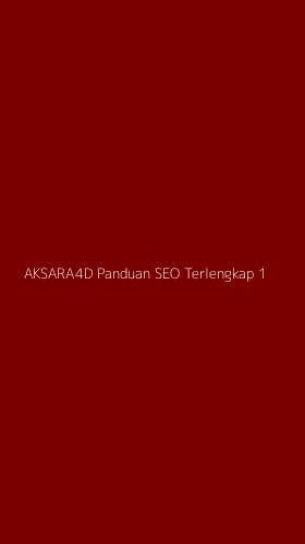 Tampilan Antarmuka Aplikasi Aksara4d Panduan Seo Terlengkap - 1