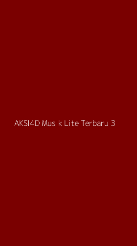 Tampilan Antarmuka Aplikasi Aksi4d Musik Lite Terbaru - 3