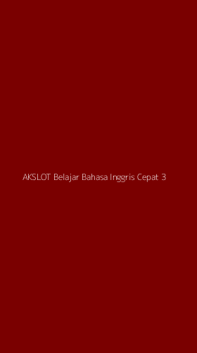 Tampilan Antarmuka Aplikasi Akslot Belajar Bahasa Inggris Cepat - 3