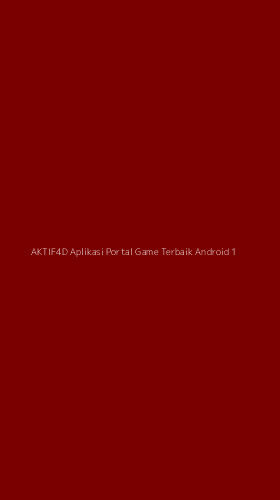Tampilan Antarmuka Aplikasi Aktif4d Aplikasi Portal Game Terbaik Android - 1