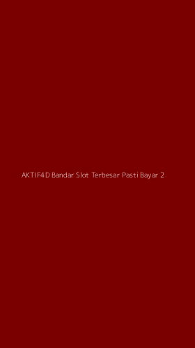 Tampilan Antarmuka Aplikasi Aktif4d Bandar Slot Terbesar Pasti Bayar - 2